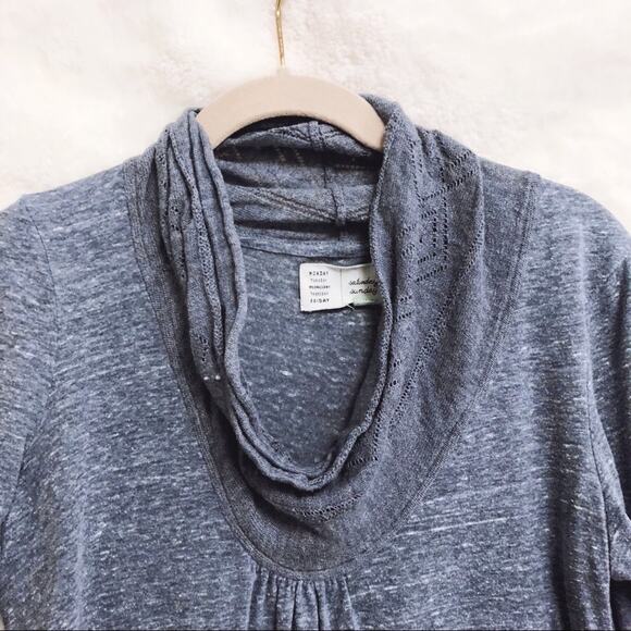 Saturday Sunday Light Gray Turtle Top - Picture 4 of 9